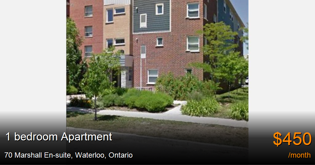 70 marshall ensuite, waterloo Apartment for Rent