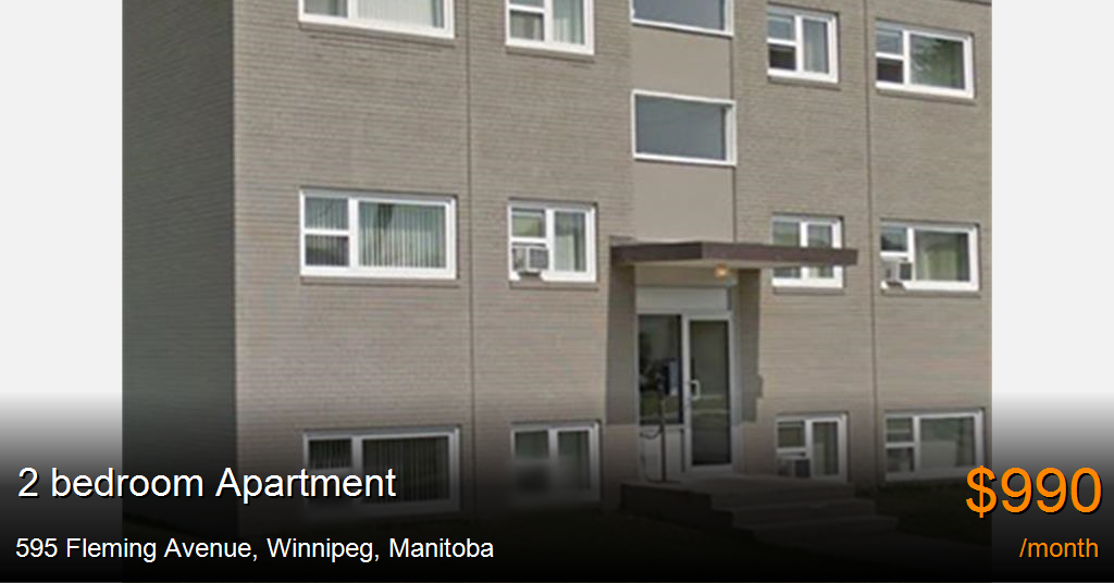 595 fleming avenue, winnipeg Apartment for Rent