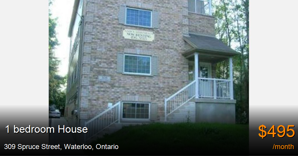309 spruce street, waterloo House for Rent