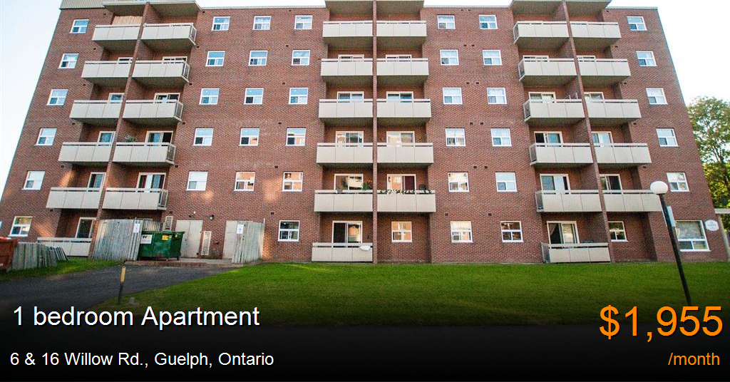 6 & 16 willow rd., guelph Apartment for Rent