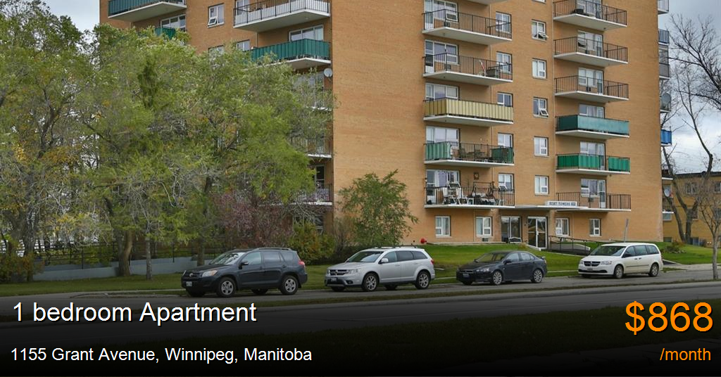 1155 grant avenue, winnipeg Apartment for Rent