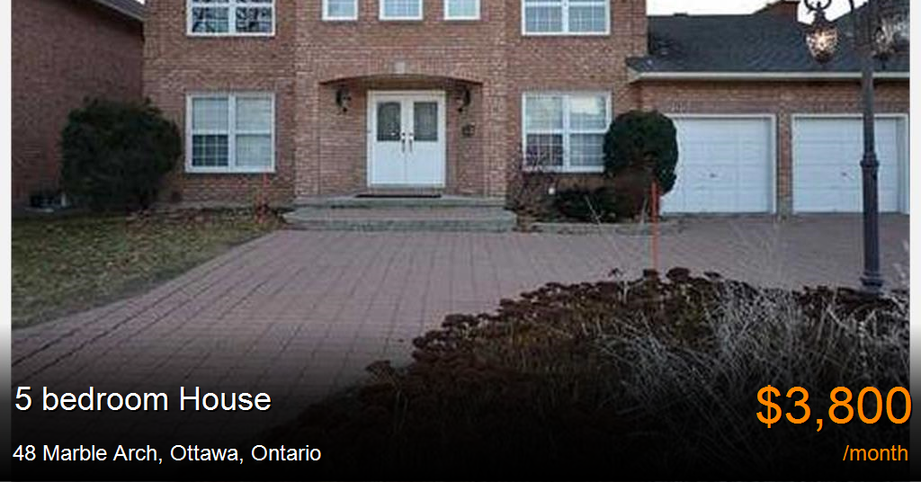 48 marble arch, ottawa House for Rent