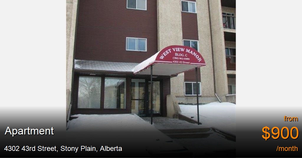 4302 43rd street, stony plain Apartment for Rent