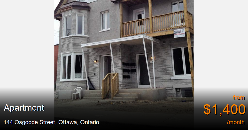 144 osgoode street, ottawa Apartment for Rent
