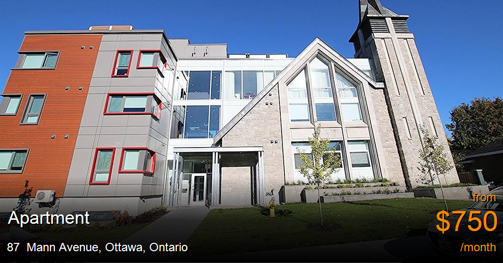 87 mann avenue, ottawa Apartment for Rent