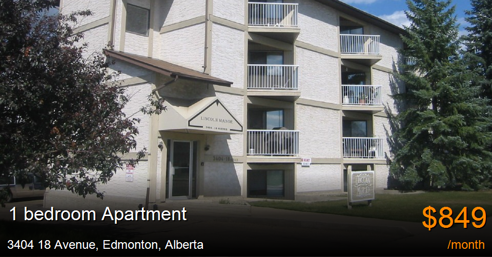 3404 18 avenue, edmonton Apartment for Rent