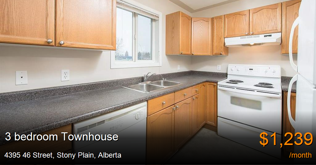 4395 46 street, stony plain Townhouse for Rent