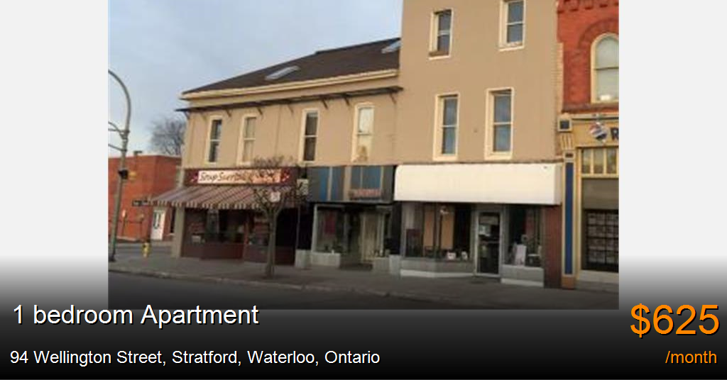 94 wellington street, stratford, waterloo Apartment for Rent