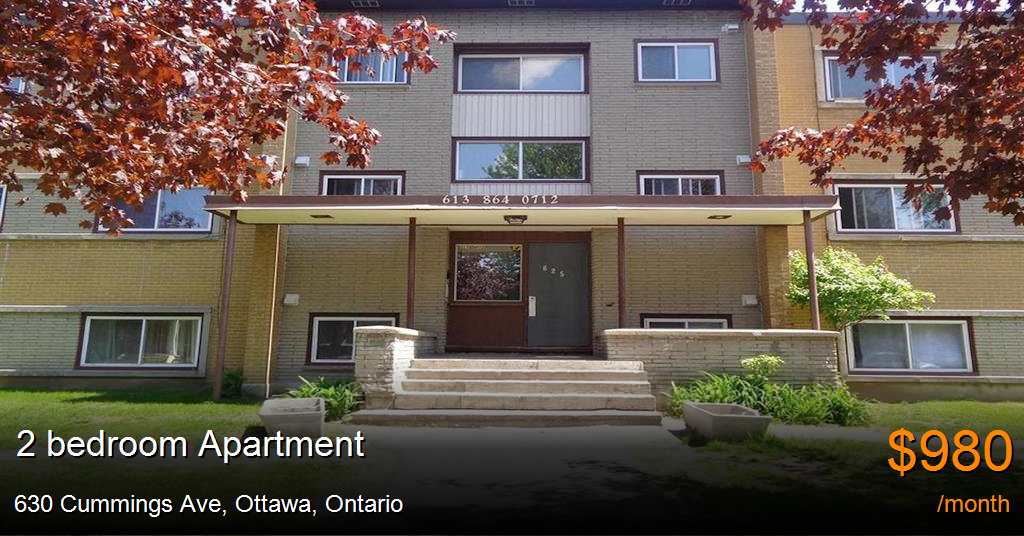 630 cummings ave, ottawa Apartment for Rent