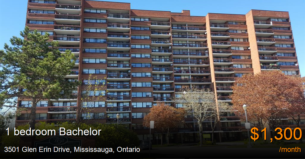 3501 glen erin drive, mississauga Bachelor for Rent