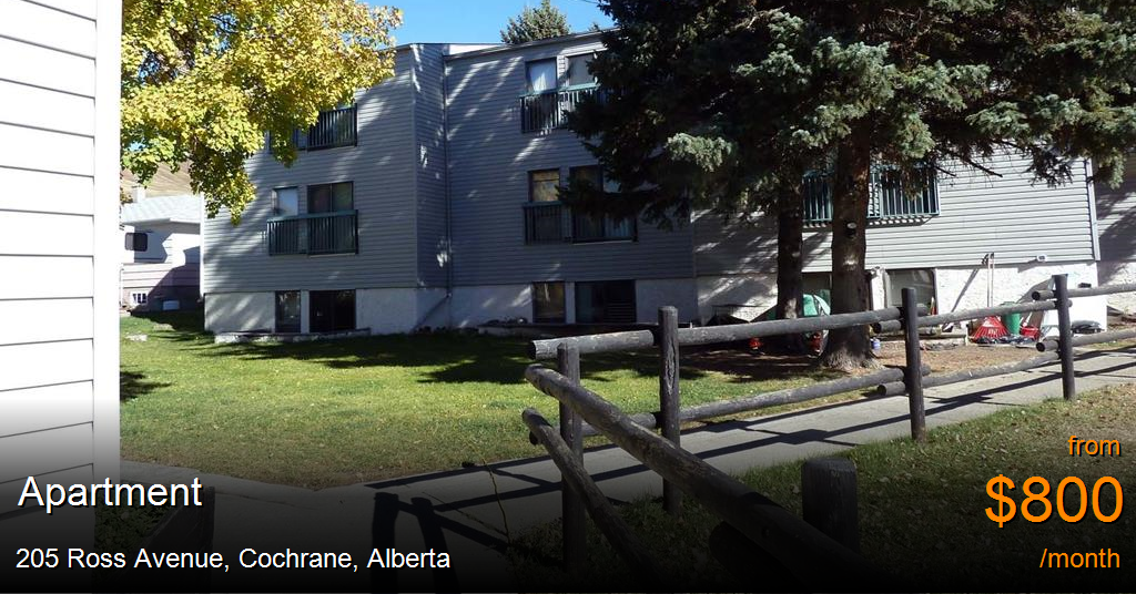 205 ross avenue, cochrane Apartment for Rent