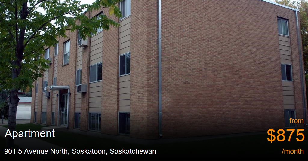 901 5 avenue north, saskatoon Apartment for Rent