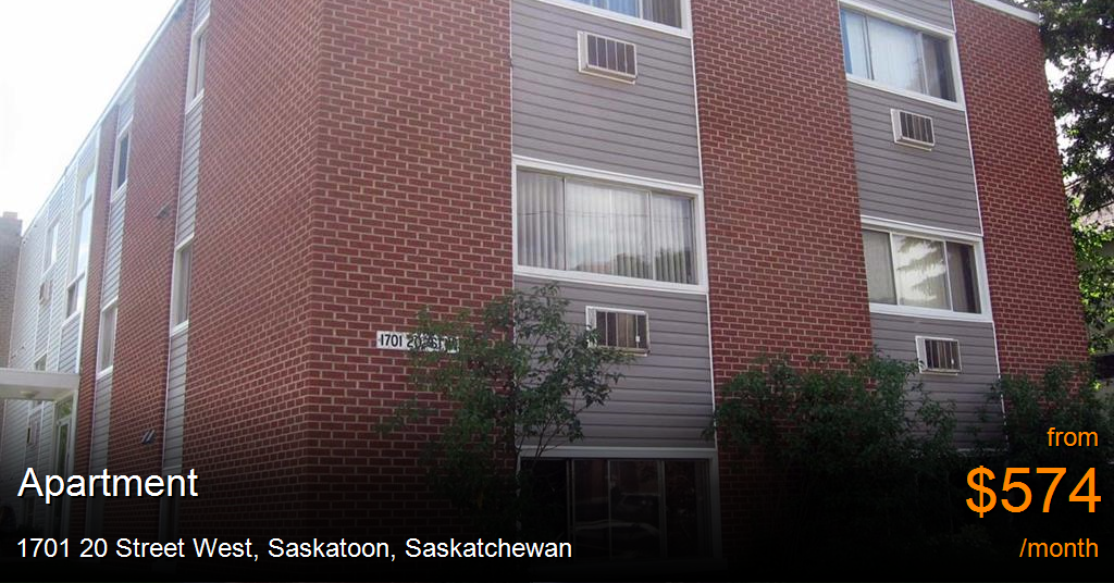1701 20 street west, saskatoon Apartment for Rent