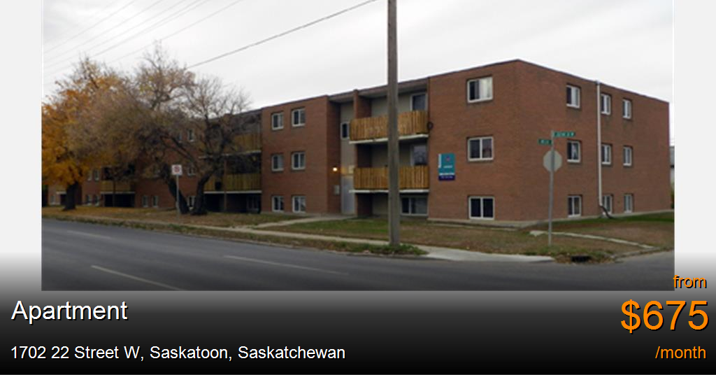 1702 22 street w, saskatoon Apartment for Rent