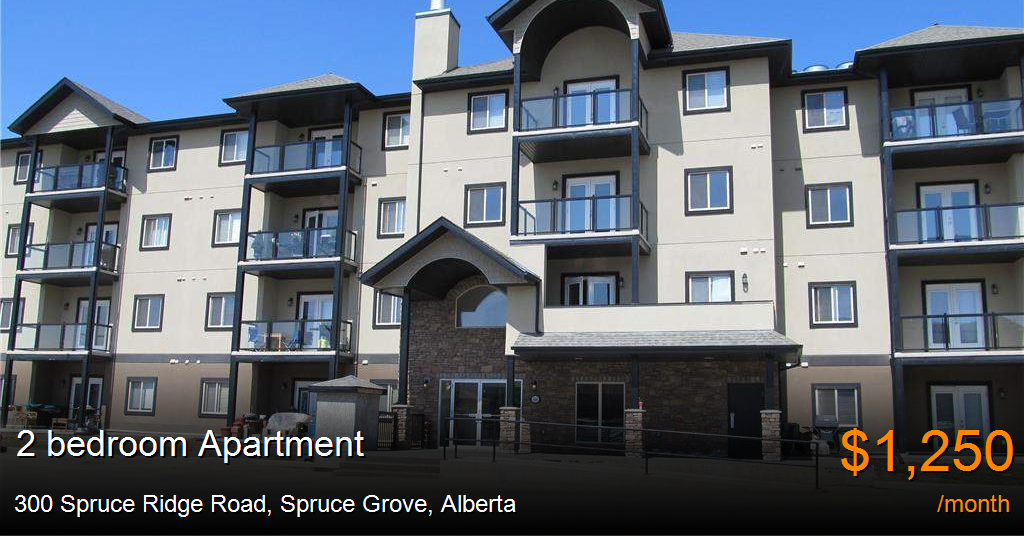 300 Spruce Ridge Road, Spruce Grove Apartment for Rent B132496