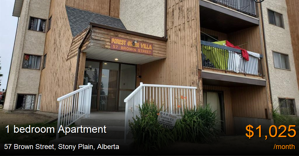 57 brown street, stony plain Apartment for Rent