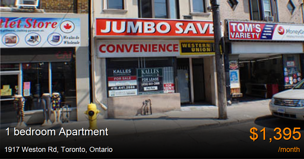 1917 weston rd, toronto Apartment for Rent