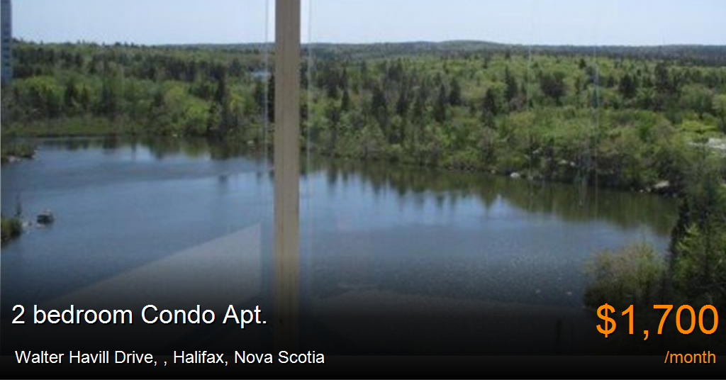 walter havill drive,, halifax Condo Apt. for Rent