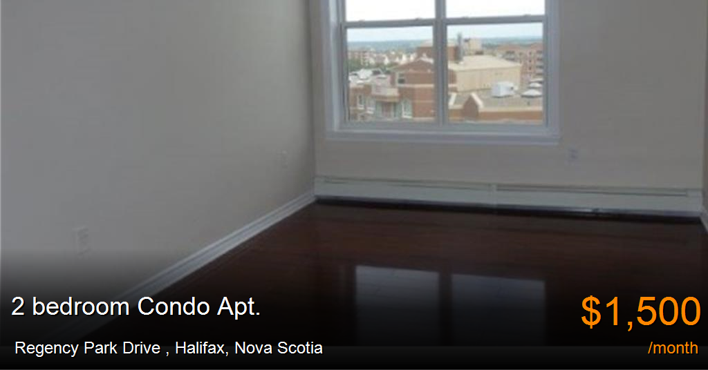 Regency Park Drive, Halifax Condo Apt. for Rent B134916