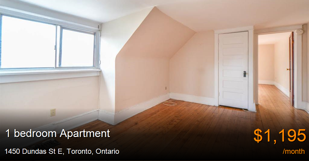 1450 dundas st e, toronto Apartment for Rent