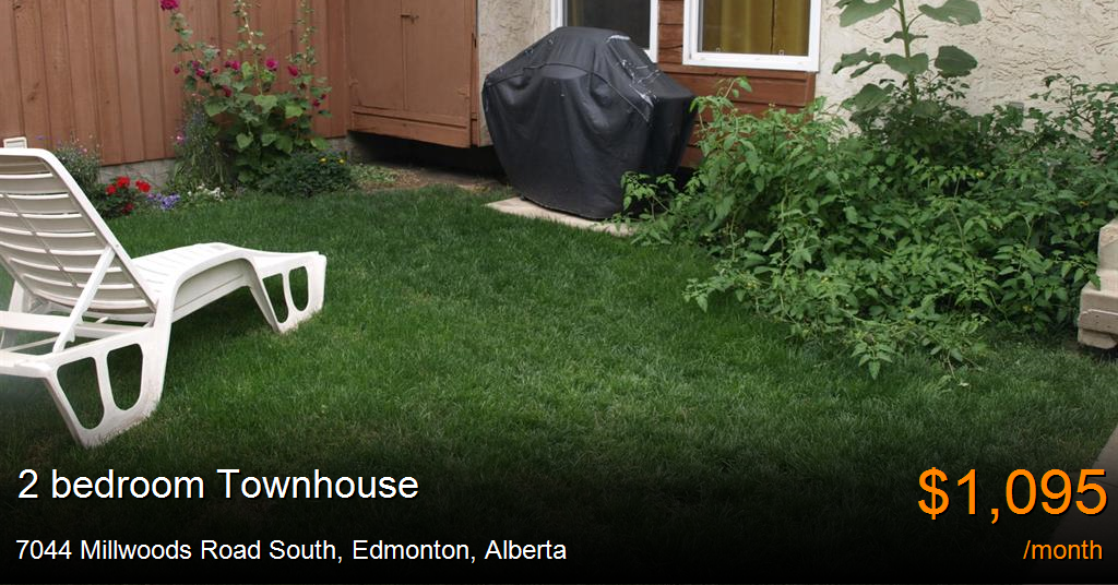 7044 millwoods road south, edmonton Townhouse for Rent