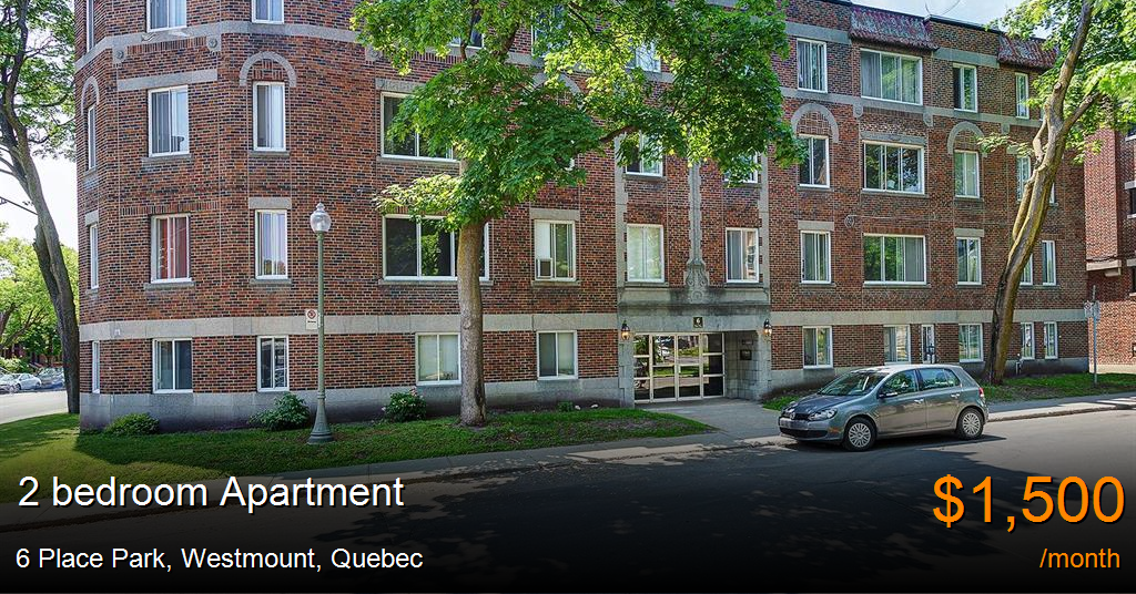 6 place park, westmount Apartment for Rent