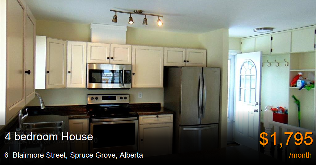6 blairmore street, spruce grove House for Rent