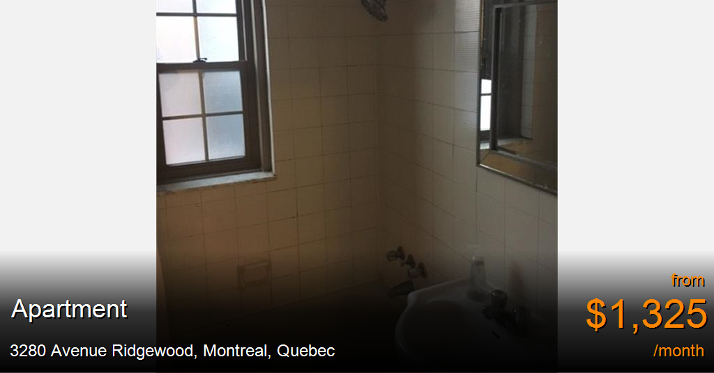 3280 avenue ridgewood, montreal Apartment for Rent