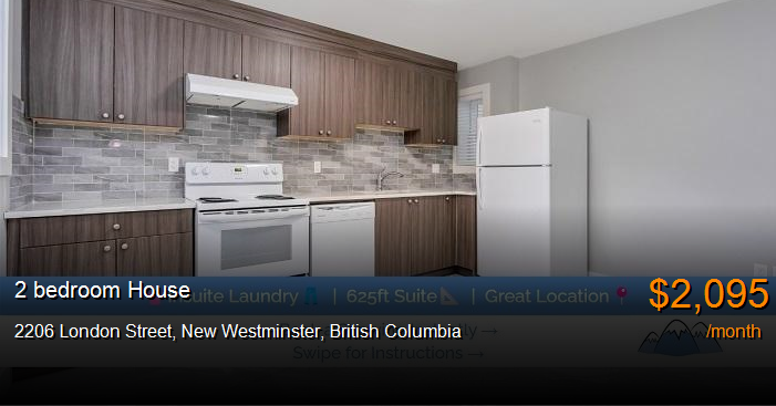 2206 london street, new westminster House for Rent