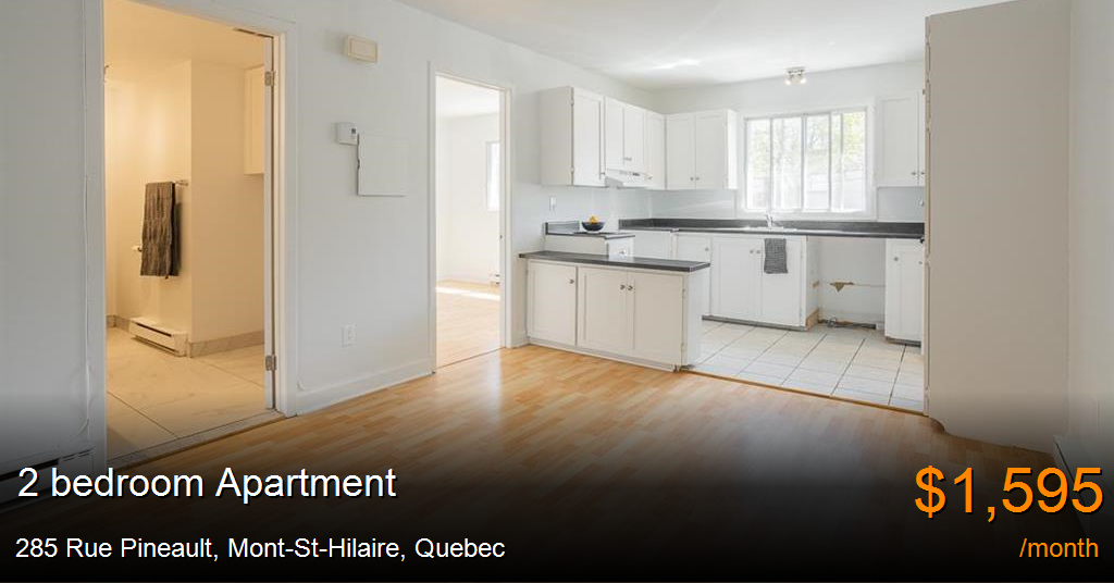 285 rue pineault, montsthilaire Apartment for Rent