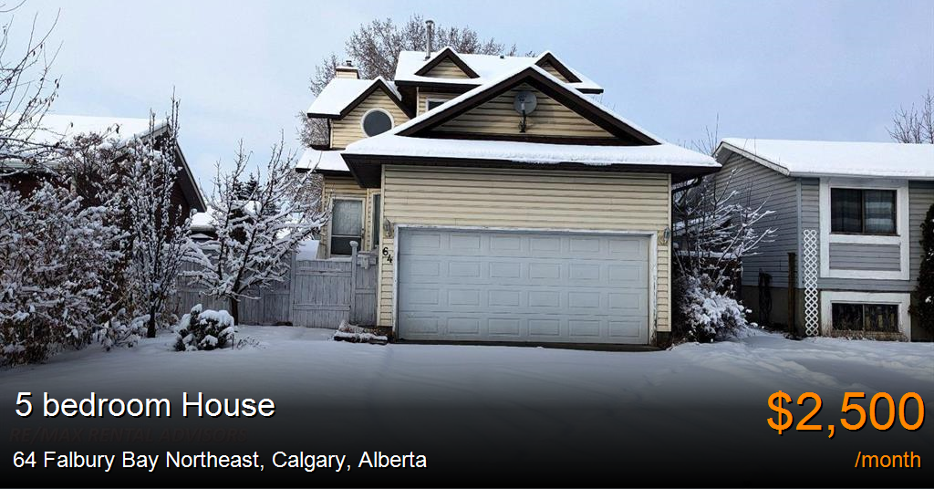 64 falbury bay northeast, calgary House for Rent