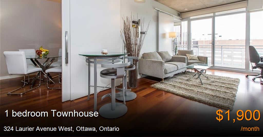 324 laurier avenue west, ottawa Townhouse for Rent