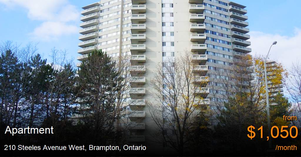 210 steeles avenue west, brampton Apartment for Rent