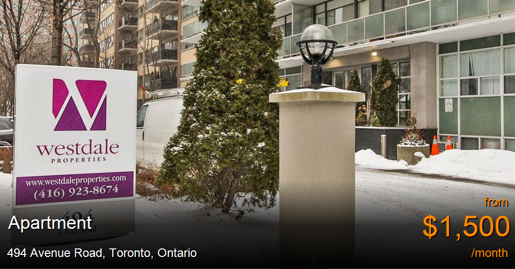 494 avenue road, toronto Apartment for Rent