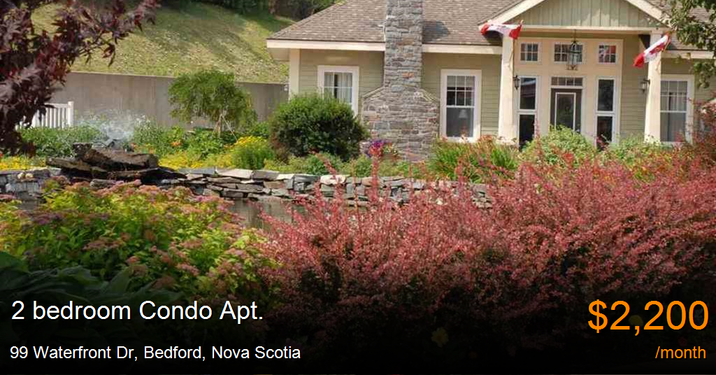 99 waterfront dr, bedford Condo Apt. for Rent