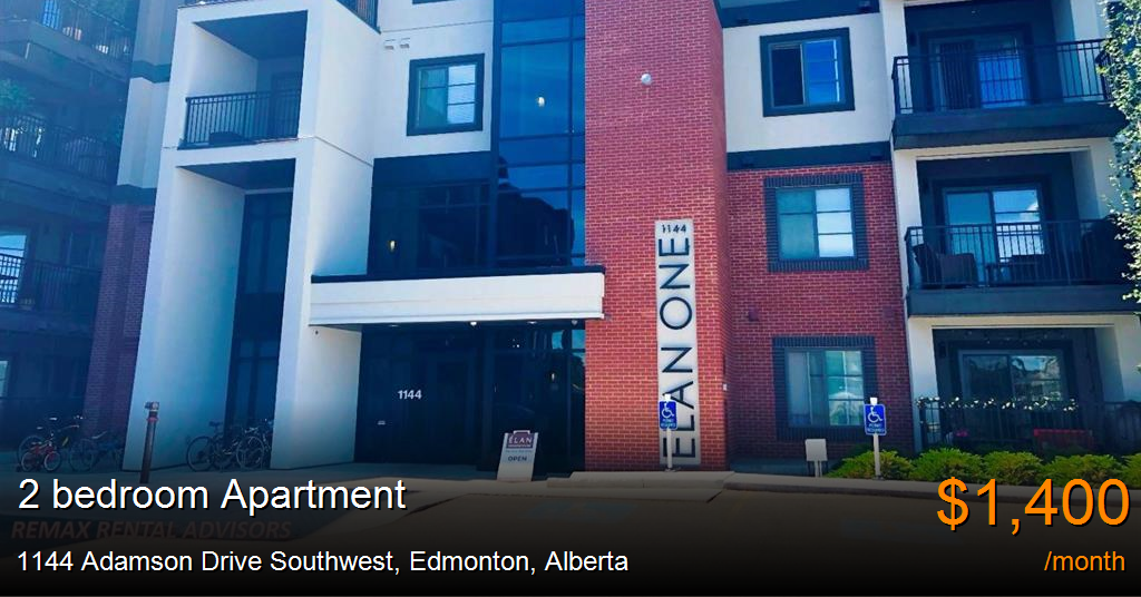 1144 adamson drive southwest, edmonton Apartment for Rent