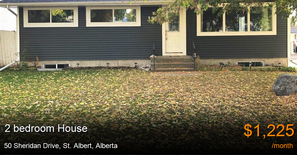 50 sheridan drive, st. albert House for Rent