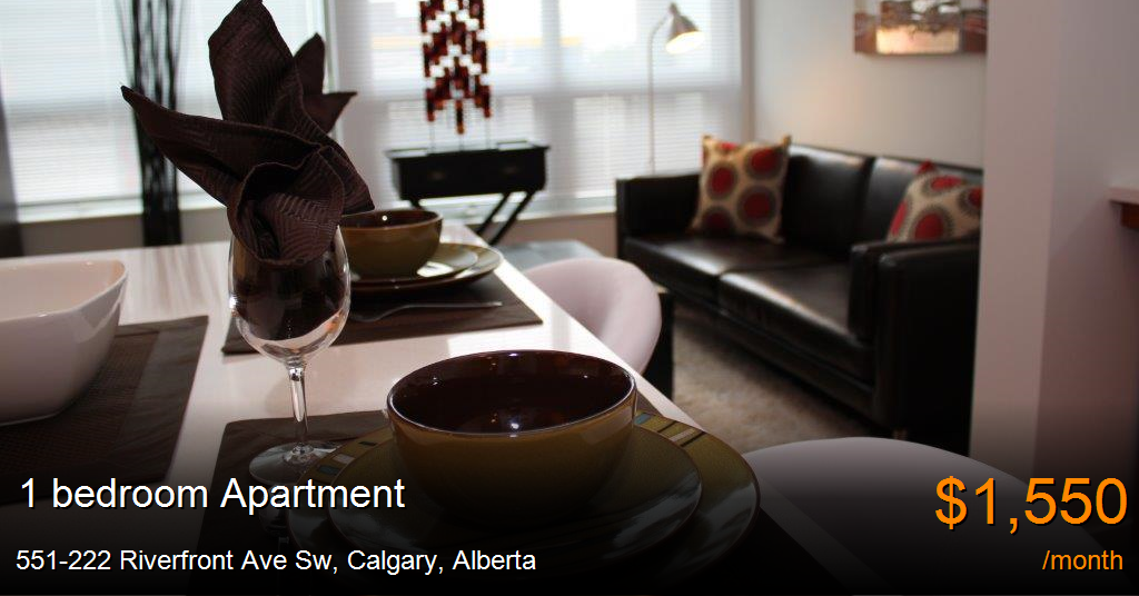 551222 riverfront ave sw, calgary Apartment for Rent