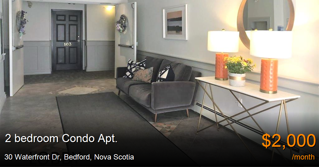 30 waterfront dr, bedford Condo Apt. for Rent