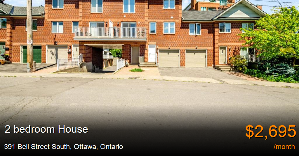 391 bell street south, ottawa House for Rent