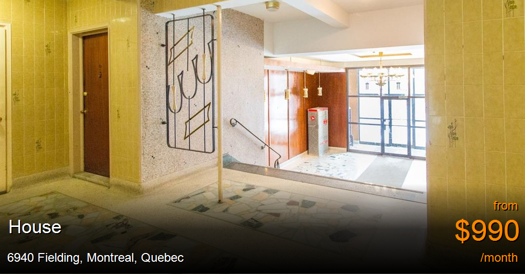 6940 fielding, montreal House for Rent