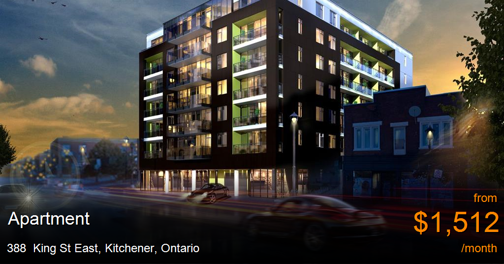 388 king st east, kitchener Apartment for Rent
