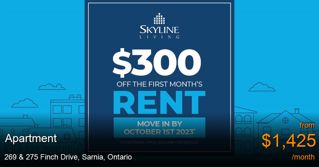 269 & 275 finch drive, sarnia Apartment for Rent