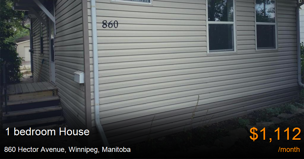 860 hector avenue, winnipeg House for Rent