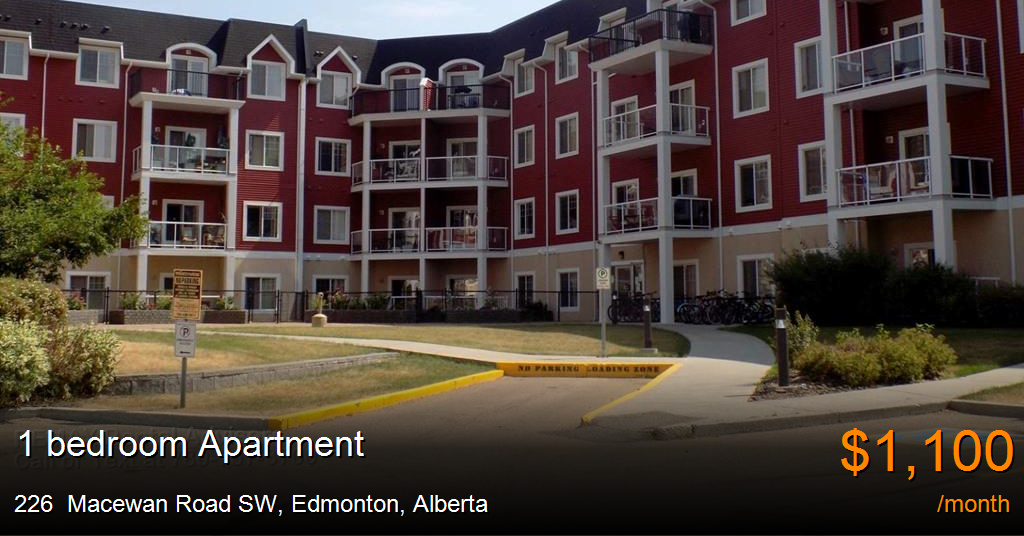 226 macewan road sw, edmonton Apartment for Rent