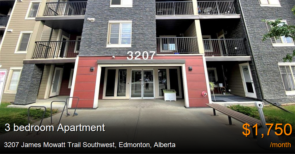 3207 james mowatt trail southwest, edmonton Apartment for Rent