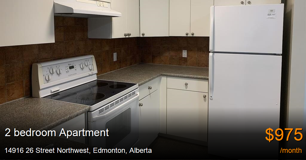14916 26 street northwest, edmonton Apartment for Rent