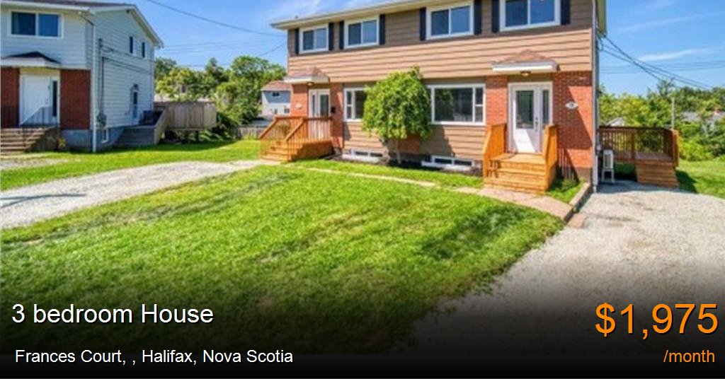 frances court,, halifax House for Rent