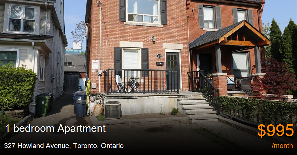 327 Howland Avenue, Toronto Apartment for Rent B153284
