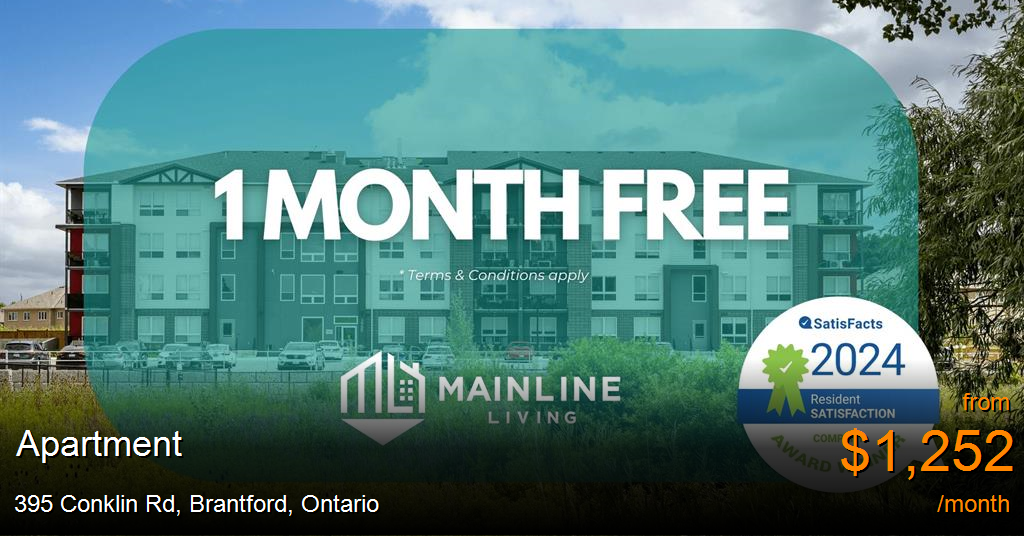 395 conklin rd, brantford Apartment for Rent